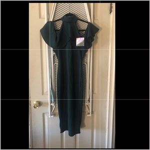 *MissGuided off shoulder midi dress